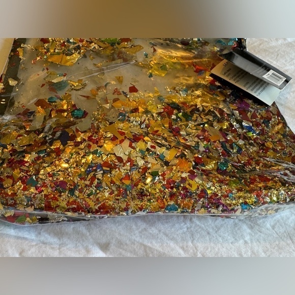 NWT Sephora confetti large zip travel pouch/make up/toiletry bag - Picture 4 of 4